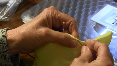 Doll Bed Pillow Tutorial Ladder Stitch